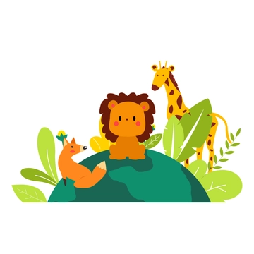 Free Cartoon National Wildlife Day Clipart Template to Edit Online