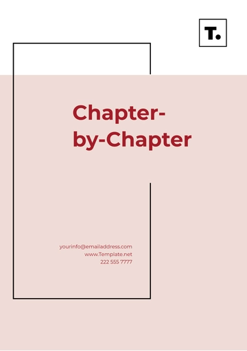 Free Chapter-by-Chapter Outline Template to Edit Online