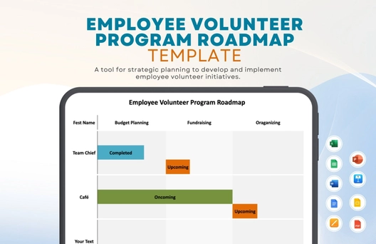 Employee Volunteer Program Roadmap Template