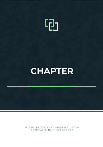Free Chapter Format Template to Edit Online