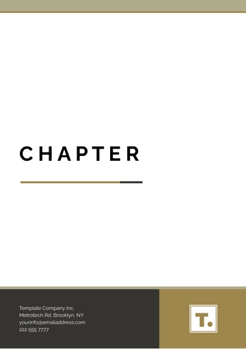 Free Chapter Structure Template to Edit Online