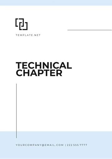 Free Technical Chapter Template to Edit Online