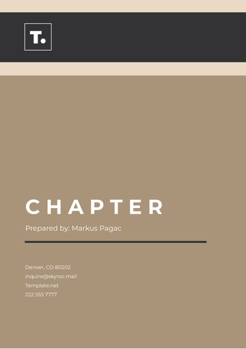 Free Formal Chapter Template to Edit Online