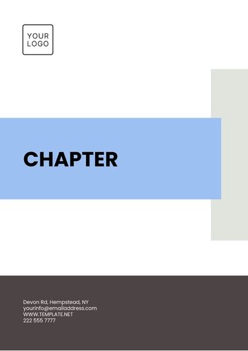 Free Chapter Design Template to Edit Online