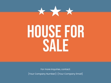 Modern Home Yard Sale Sign Template - Edit Online & Download