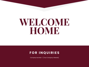 Minimalist Open Yard Sign Template - Edit Online & Download