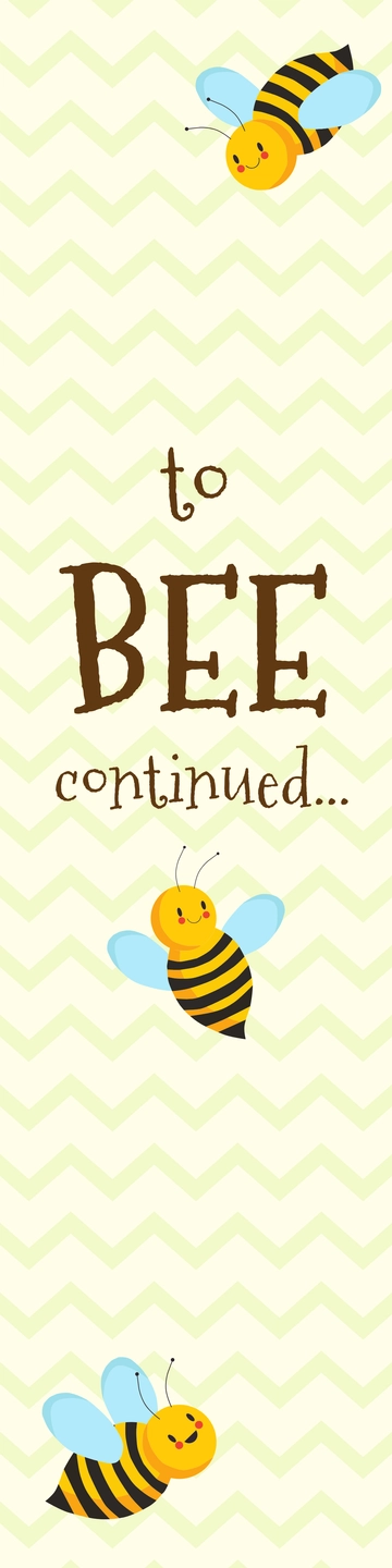 Free Bee Bookmark Template to Edit Online