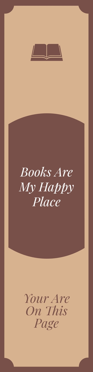 Free Leather Bookmark Template to Edit Online