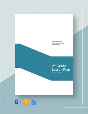 2nd Grade Lesson Plan Template