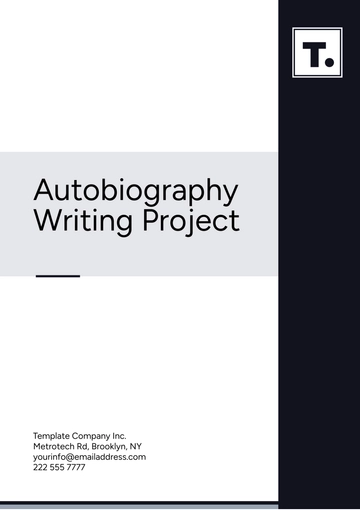 Free Autobiography Writing Project Template to Edit Online