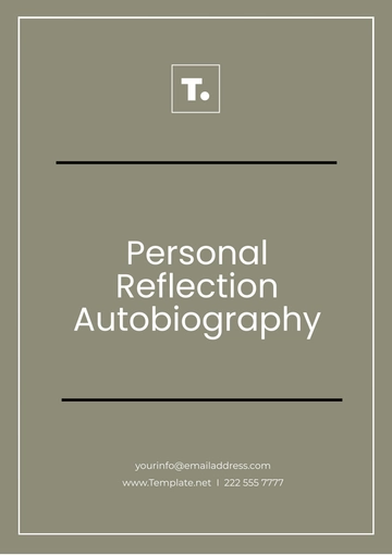 Free Personal Reflection Autobiography Template to Edit Online