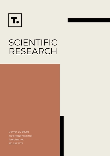 Free Scientific Research Template to Edit Online | Template.net