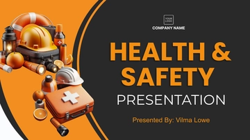 Free Health & Safety Presentation Template to Edit Online