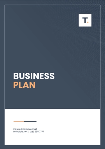 Free One-Page Business Plan Layout Template to Edit Online