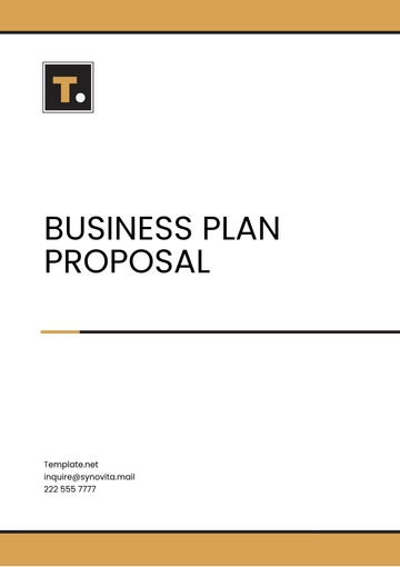 Free Business Plan Proposal Format Template to Edit Online