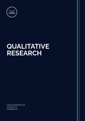 Free Qualitative Research Template to Edit Online | Template.net