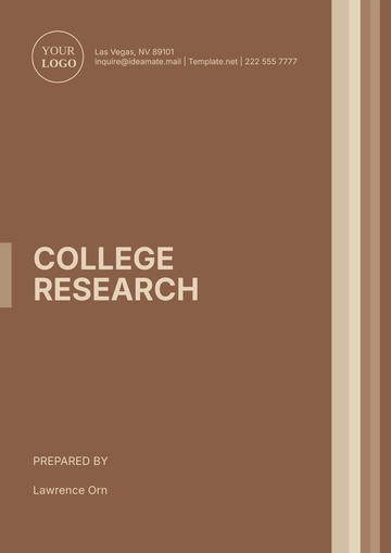 Free College Research Template to Edit Online | Template.net