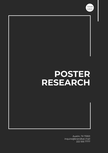 Free Poster Research Template to Edit Online | Template.net