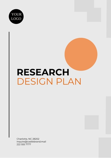 Free Research Design Plan Template to Edit Online