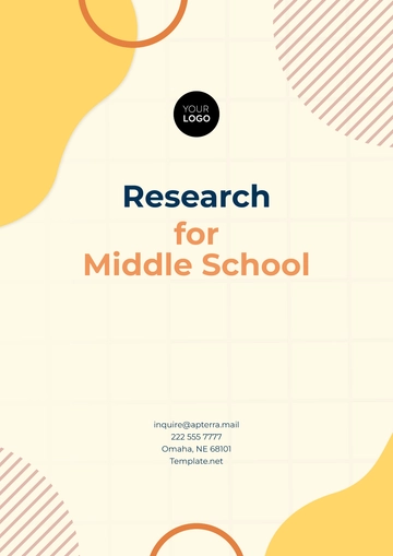 Free Research Template for Middle School to Edit Online | Template.net