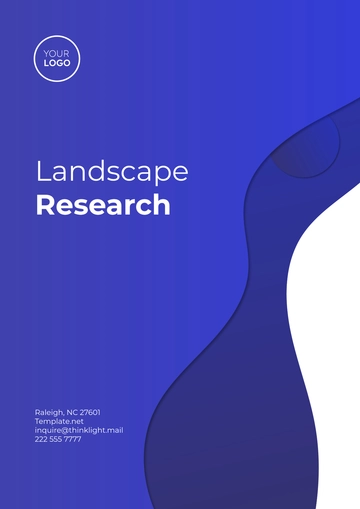 Free Landscape Research Template to Edit Online | Template.net
