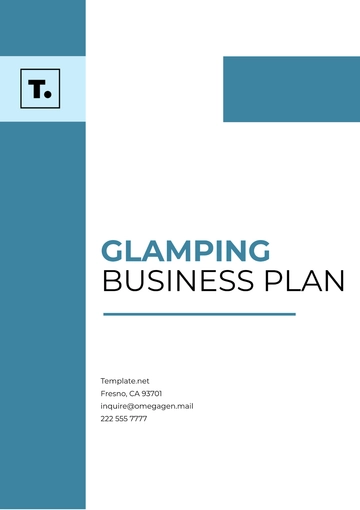 Free Glamping Business Plan Template to Edit Online
