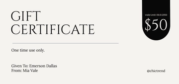 Minimalist Gift Certificate Template - Edit Online & Download
