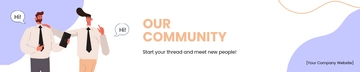 Free Illustrative Reddit Banner Template to Edit Online