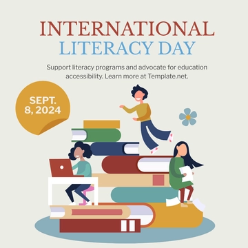 Free International Literacy Day Template to Edit Online