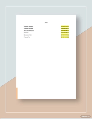 Marketing Agency Business Development Plan Template