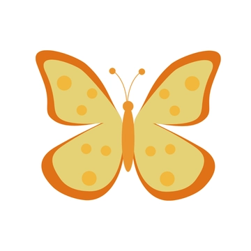 Free Simple Butterfly Clipart to Edit Online