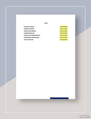 Network Sales Plan Template