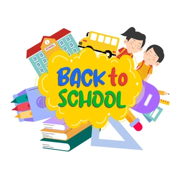 Free Colorful Back to School Clipart to Edit Online