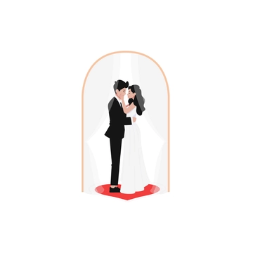 Free Colorful Wedding Clipart to Edit Online