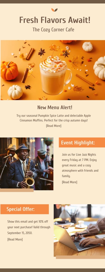 Free Email Newsletter Template to Edit Online