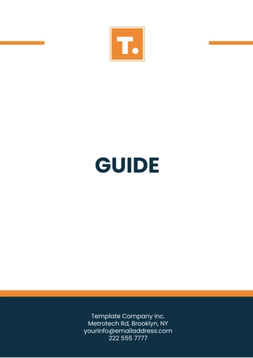 Free Guide Template to Edit Online