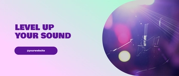 Free Professional Spotify Banner Template to Edit Online