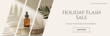 Free Elegant Minimalist Boutique Shopify Banner Template to Edit Online