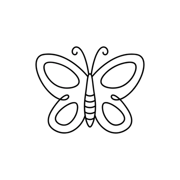 Free Hand-Drawn Butterfly Clipart to Edit Online