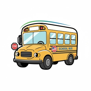 Free School Bus Clipart Template to Edit Online