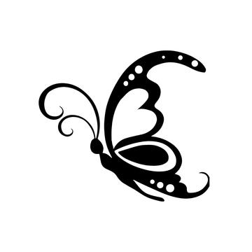 Free Butterfly Clipart Silhouette to Edit Online