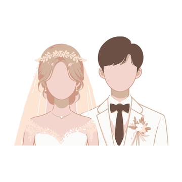Free Bride and Groom Clipart to Edit Online