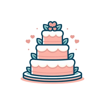 Free Wedding Cake Clipart to Edit Online