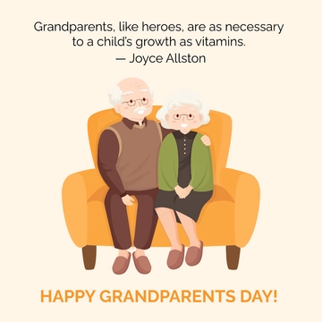 Free Grandparents Day Template to Edit Online