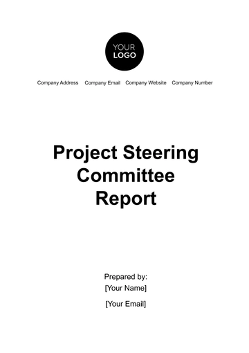 Free Project Steering Committee Report Template to Edit Online