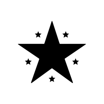 Free Star Silhouette Clipart to Edit Online