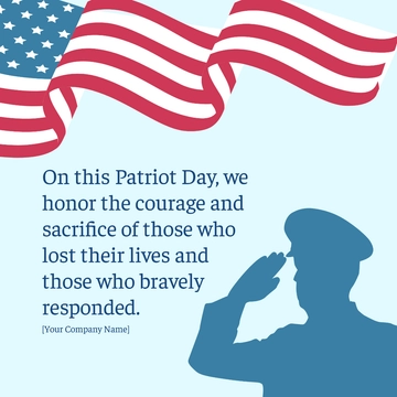 Free Patriot Day Template to Edit Online