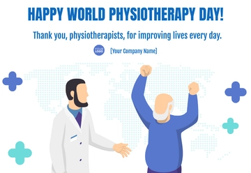 Free World Physiotherapy Day Template to Edit Online