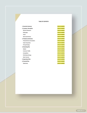 Startup Development Plan Template