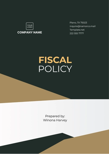 Free Fiscal Policy Template to Edit Online